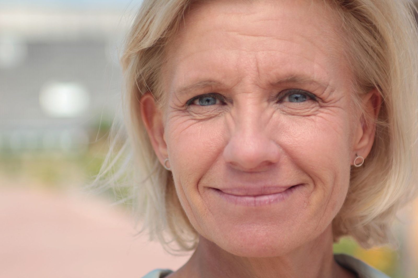 Nahaufnahme eines gepflegten Gesichts
